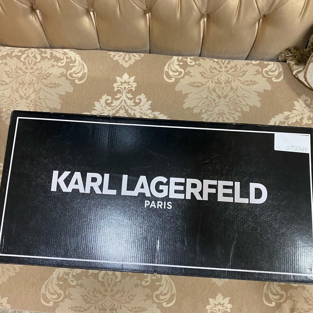 Karl Lagerfeld knee high suede boots - Picture 4 of 6